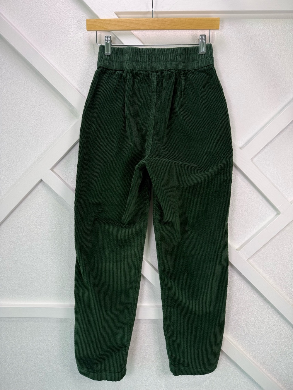 Pact Classic Corduroy Peg Pant Mountain View Green Size Small - Picture 6 of 12